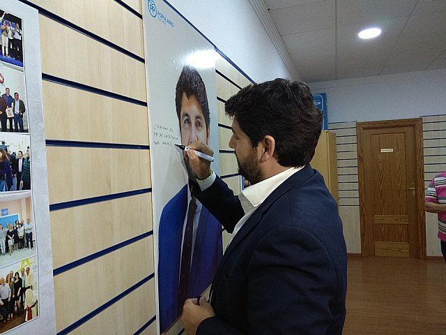 López Miras inaugura la nueva sede del Partido Popular en Fortuna