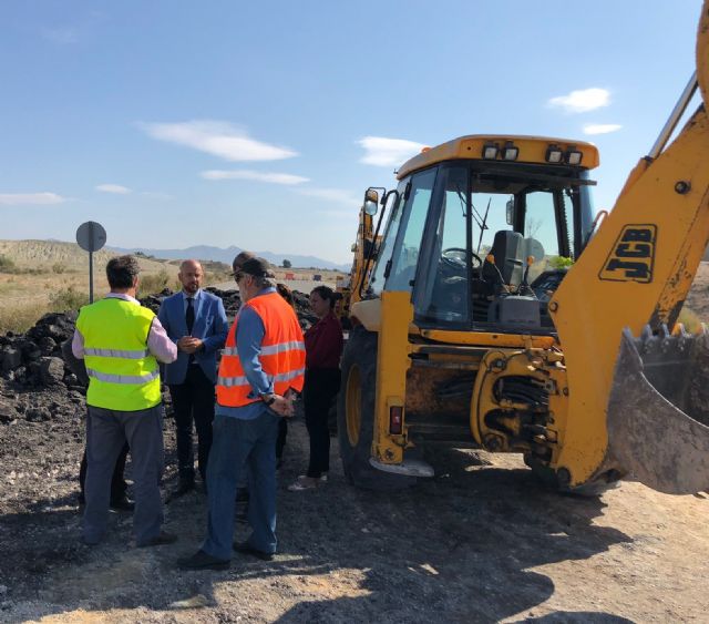 Obras para la mejora de la seguridad de la carretera que une Fortuna y Abanilla