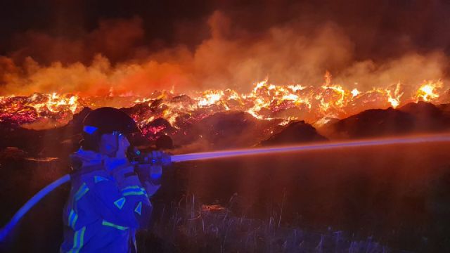 Incendio en el ecoparque de Fortuna