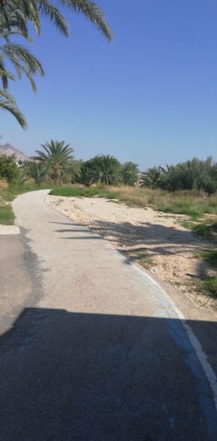 El Ayuntamiento de Fortuna está mejorando los accesos entre el Balneario de Leana y el Camping La Fuente