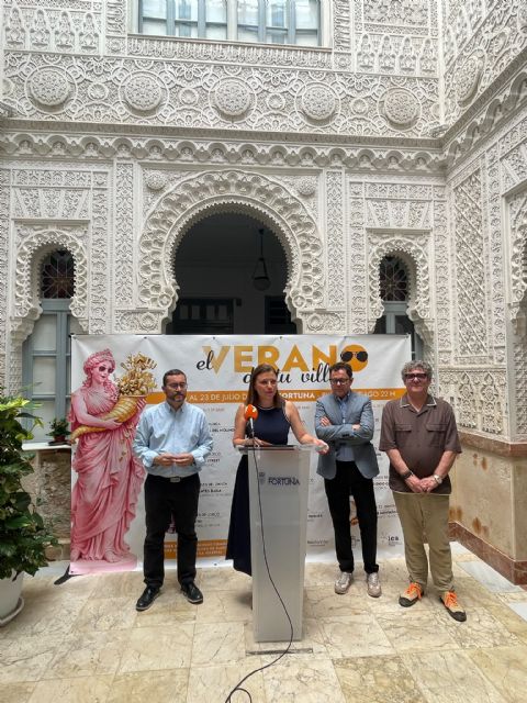 Fortuna presenta la ii edición de 'el verano de tu villa', una gran cita con las artes escénicas en la región de murcia