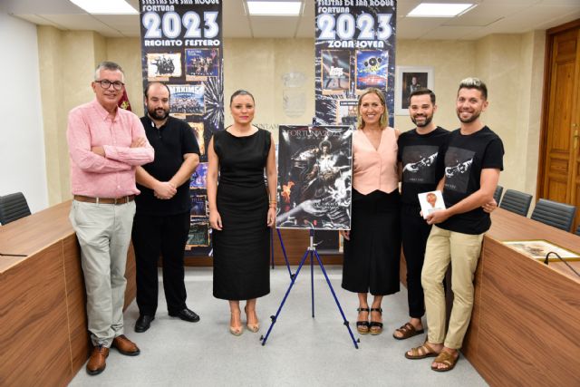 Presentación cartel de las fiestas de San Roque y fiestas de sodales íbero-romanos de Fortuna 2023