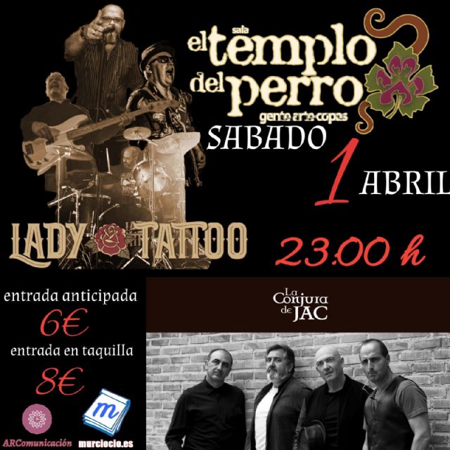 La Conjura de Jac y Lady Tattoo en la Sala El Templo del Perro