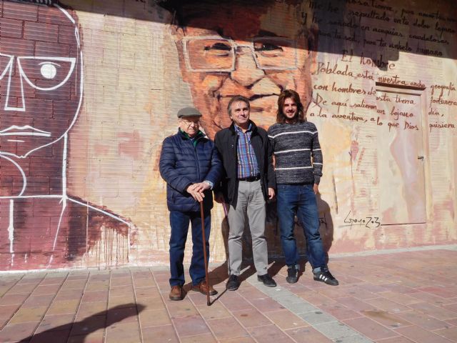 El Ayuntamiento de Fortuna, presenta con dos murales artísticos, el próximo proyecto de embellecimiento de su casco urbano.